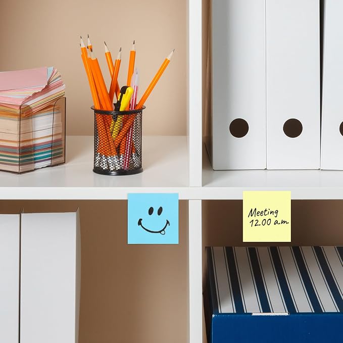 Mr. Pen- Sticky Notes, 3"x3", 12 Pads, 720 Sheets, Pastel Colors | Sticky Notes Bulk, Self-Stick Note Pads, Perfect for Office, School, Home, Study & Organization