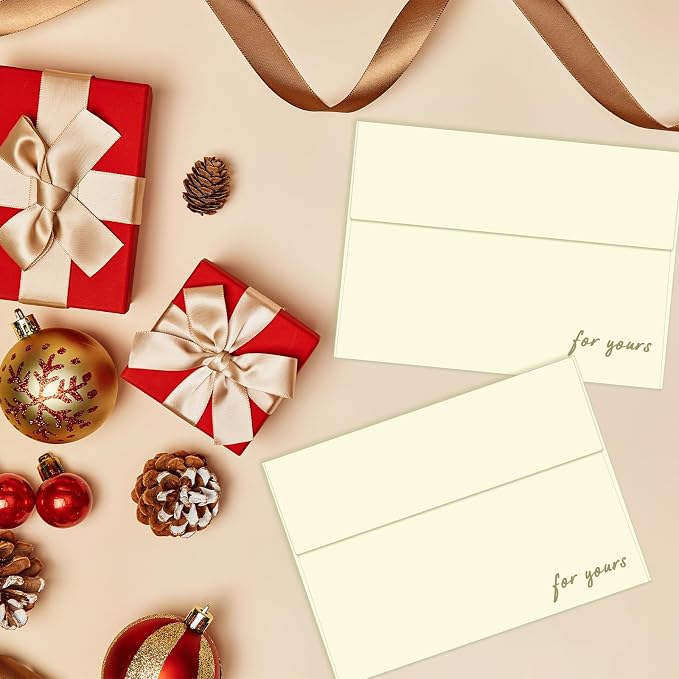 4x6 Envelopes For Invitation(50, Cream, A4) | A4 Envelope cream,50 pack 4x6 card Envelopes ivory,For weddings, greeting cards,baby shower,photos,birthday