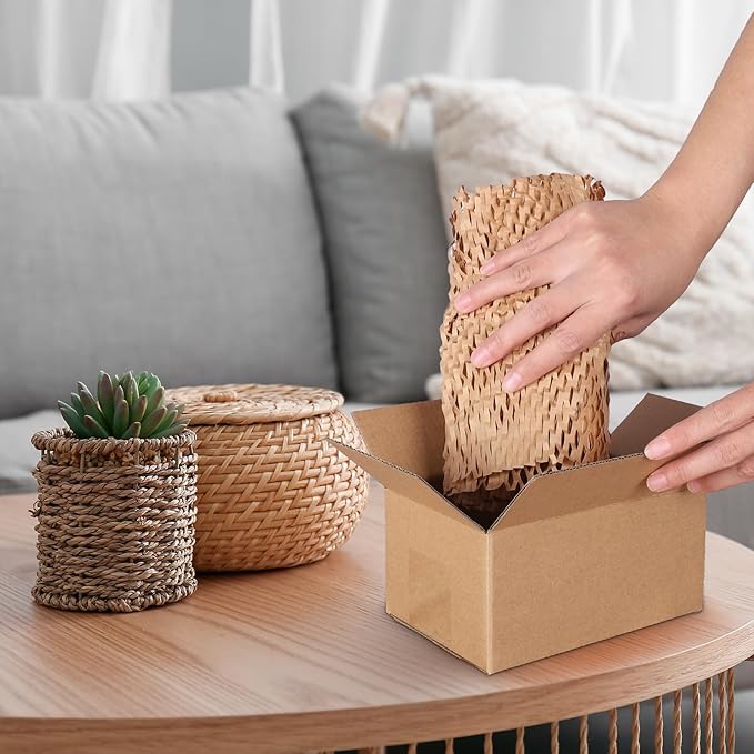zmybcpack 40 Pack 6"x4"x3" Corrugated Shipping Box, Cardboard Boxes Mailer | Small Mailing Packing Boxes for Shipping, Packing, Storage