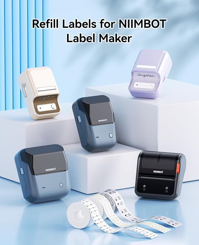 NIIMBOT 3 Rolls Switch Labels for B1 B21 B3S B21Pro Label Maker, Light Switch Labels Stickers for House/School/Office