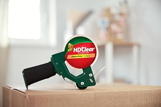 Duck Brand Standard Tape Gun with Pistol Grip Handle - Compatible with 3" Core Packing Tape Refill Rolls up to 2 Inches Wide (394600)