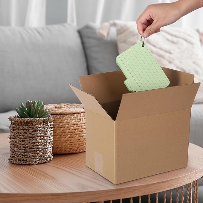 zmybcpack 40 pack 8x6x6 inch Cardboard Box Mailers, Corrugated Shipping Box | Cardboard Boxes for Packaging Small Business, Mailing, Packing and Storage