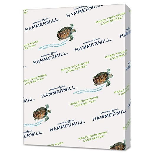 Hammermill Fore MP Colors Multipurpose Paper, 20 lbs., 8.5-inch x 11-inch, Canary, 500 Sheets/Ream (103341)