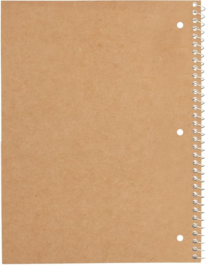 Mead Spiral Notebook, 24 Pack, 1 Subject, College Ruled Paper, 7-1/2" x 10-1/2", 70 Sheets per Notebook, Assorted Bright Colors (830050-ECM)