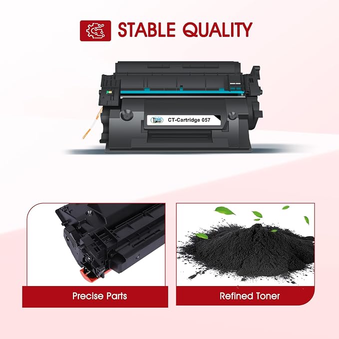 057 Toner Cartridge 057H Black High Yield MF445dw MF450 MF455dw 2-Pack | Compatible for Canon ImageCLASS MF445dw MF448dw LBP226dw LBP227dw LBP228dw MF449dw MF445 LBP220 MF440 LBP230 MF450 Printer
