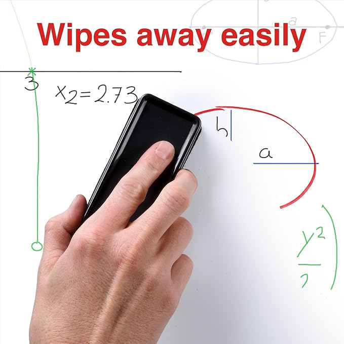 Staples Remarx Dry Erase Markers, Fine Tip, Black, 12-Pack | Precision whiteboard markers for offices, schools, and planning use.
