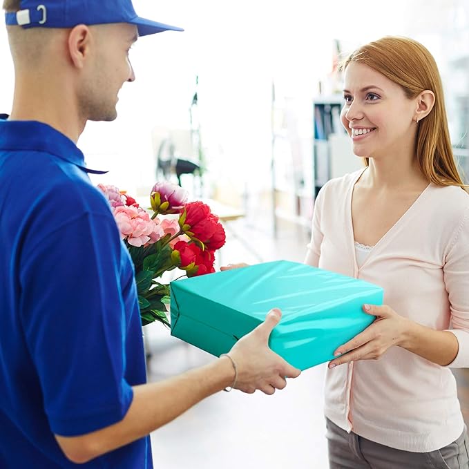 Metronic Poly Mailers 12x15.5 200 Pack Large Shipping Bags,Strong Adhesive Mailing Bags, Waterproof and Tear-Proof Multipurpose Envelopes for Clothing, Small Business,Postal Bags Teal