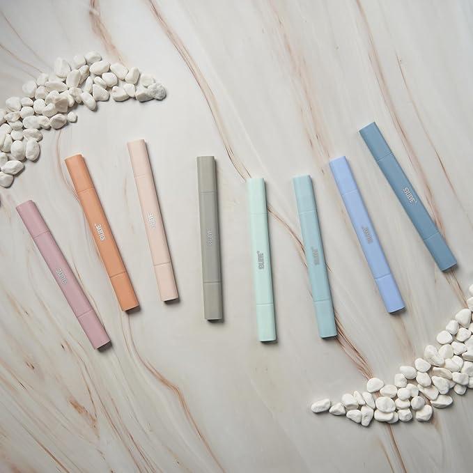 BLIEVE Bible Highlighters No Bleed Through, Pastel Colors, Dual Tip, 8 Pack | Aesthetic Cute Highlighters, Chisel Tip & Fine Point For Bible & Journaling, Back To School Supplies