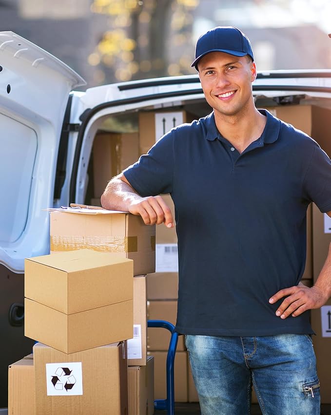 40-Pack-Small-Shipping-Boxes-8x8x4, Corrugated-Cardboard-Boxes-for-Packaging-Small-Business, Brown-Boxes-Mailers