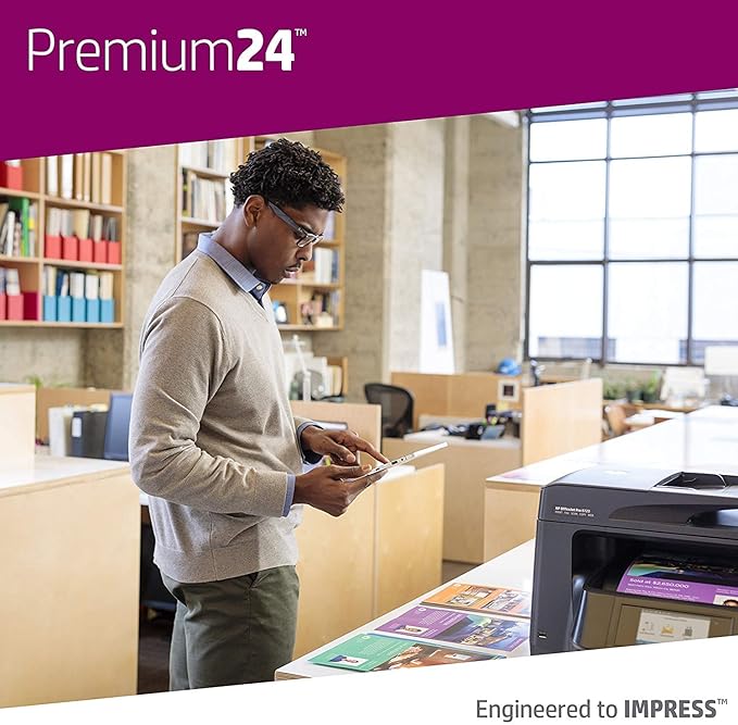 HP Printer Paper | 8.5 x 11 Paper | Premium 24 lb | 32 Case Pallet - 160,000 Sheets | 100 Bright | Made in USA - FSC Certified | 112400P