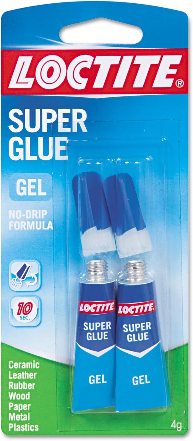 Loctite 1255800 Super Glue Gel.07 oz. Tube, 2/Pack