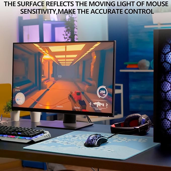 X-Raypad Aqua Control 2 Gaming Mouse Pad, Ultra-High Precision Mouse Pad with Perfect Speed and Control Capability, Consistent X and Y Glide, Designed for Fps Players with Low DPI Requirements