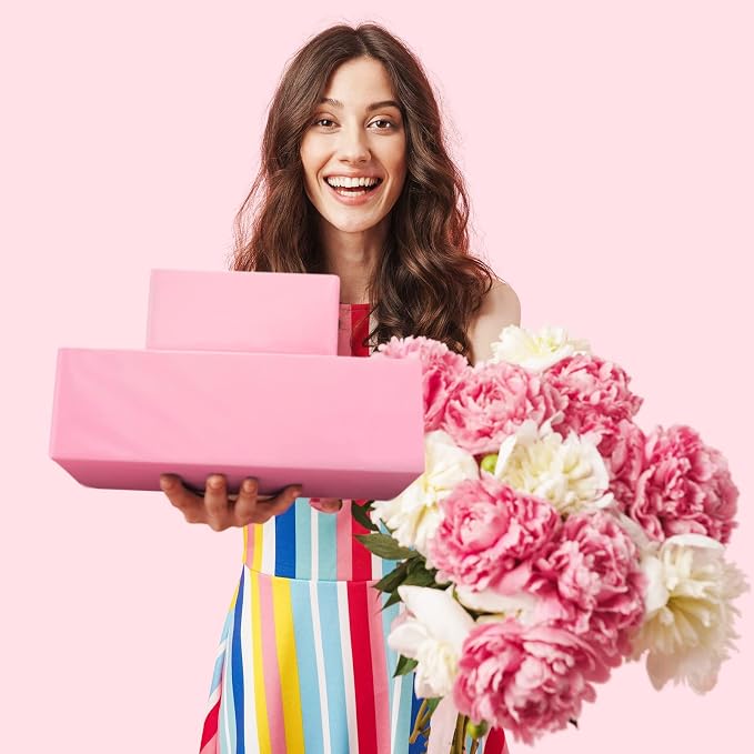 Metronic Poly Mailers 14.5x19 200 Pack, Large Shipping Bags for Clothes | Strong Adhesive Waterproof Tear-resistant Mailing Bags, Shipping Envelopes for Clothing, Shops, Small Business, Light Pink.