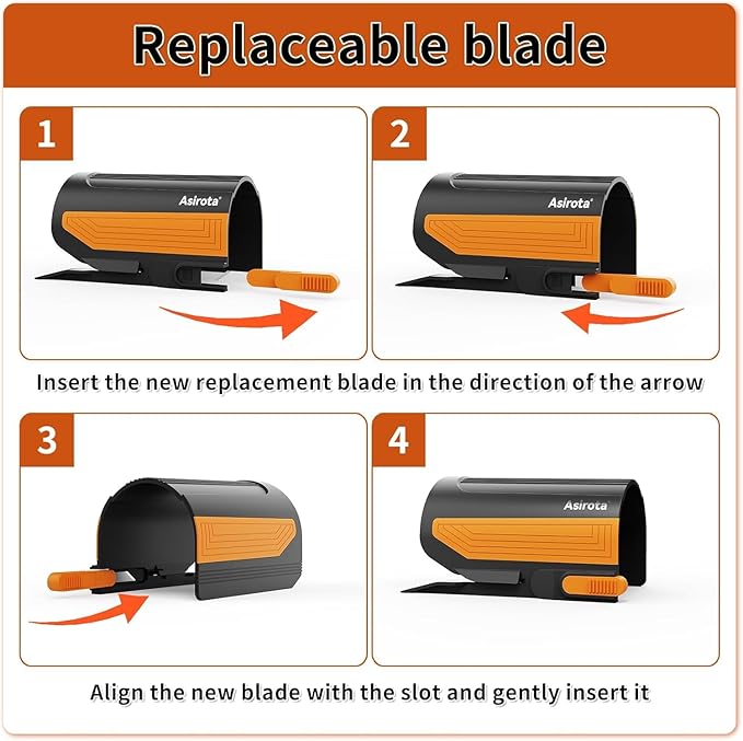 Wrapping Paper Cutter with 3 Replaceable Blades,Slider Wrap Cutter for Gift Wrapping Accessories,Gift Wrap Cutter Tool for Holiday Gift Wrapping, Paper Cutter for Birthday Christmas