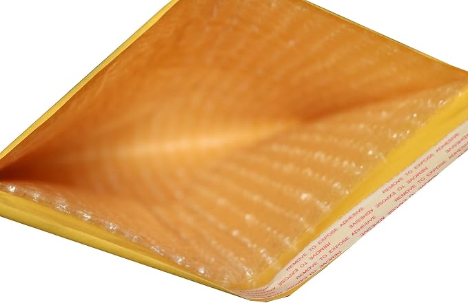 Secure Seal #CD 7.25x8 Kraft Bubble Mailers Padded Shipping Envelopes (Pack of 25)