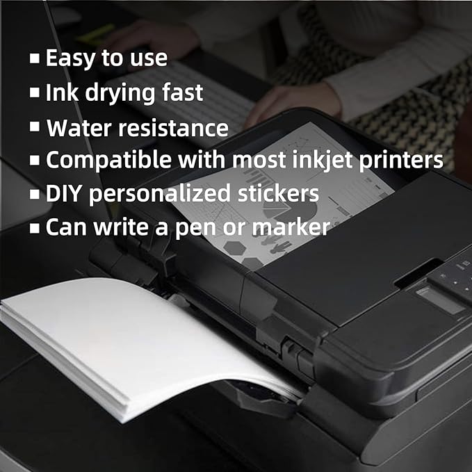 AveneMark 500 Sheets 3000 Labels Shipping Address Labels, 6 up 3-1/3" x 4" Quick to Peel Stickers Paper for Laser & Inkjet Printers, Printable Mailing Labels Stickers (6 Labels per Page Sheet)