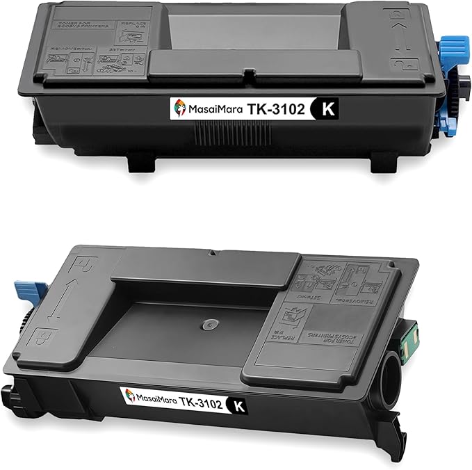 MasaiMara High Capacity TK-3102 TK 3102 TK3102 1T02MS0US0 12,500 Pages Compatible Toner Cartridges Replacement for Kyocera ECOSYS M3540idn M3040idn FS-2100DN FS-2100D Printer (Black, 4-Pack)