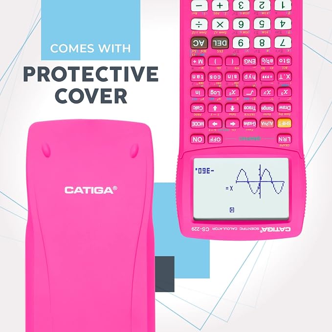 CATIGA Scientific Calculators with Graphic Functions, Graphing Calculators with Multiple Modes, Scientific Calculators for Students, High School or College Courses, Calculadora Cientifica, CS-229