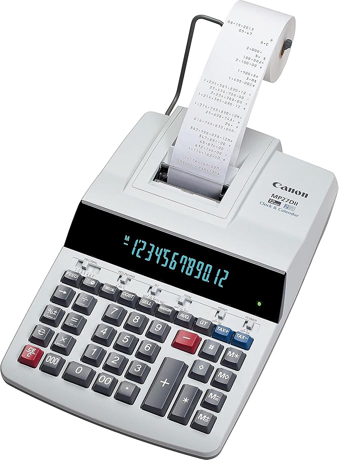 Canon Office Products MP27DII Desktop Printing Calculator