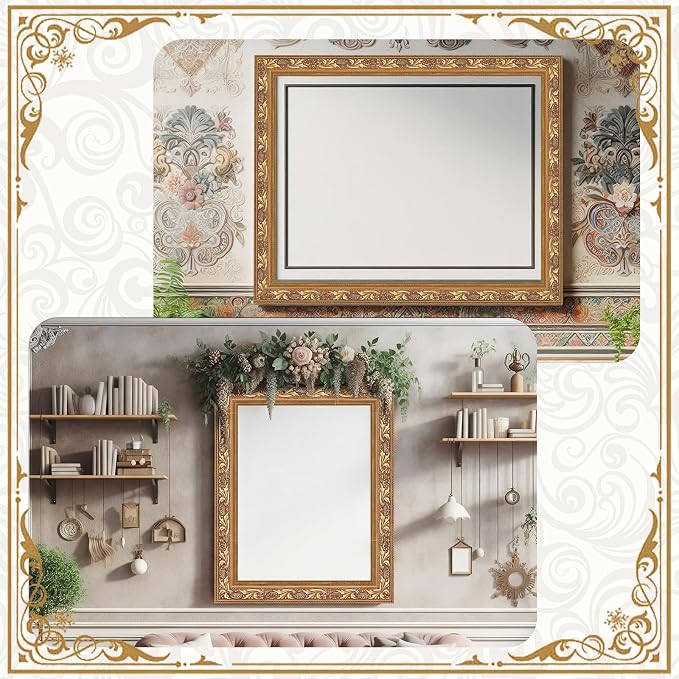 Outus 68ft Frame Bulletin Board Border Die-Cut Rolled Trim,Sumptuous | Straight Picture Frame Border, Vintage Style Classroom Chalkboard Decor, Trimmable School Office Party Displays