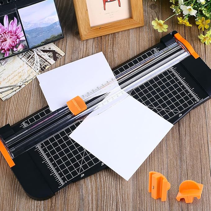 157400-1001 TripleTrack Blade Replacement for Fiskars Paper Trimmer, 2 Pack Portable Paper Cutter Style I High Profile Blades for Portable Craft Paper Cutter Trimmer