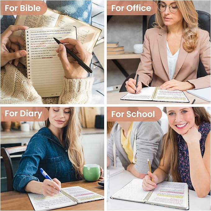Taja Lined Spiral Notebook Journal for Women A5(5.8" × 8.3"), Cute Hardcover Notebook for Work, School & Note Taking, Pretty College Ruled Journal for Writing, 140 Pages, Verdant Leaf