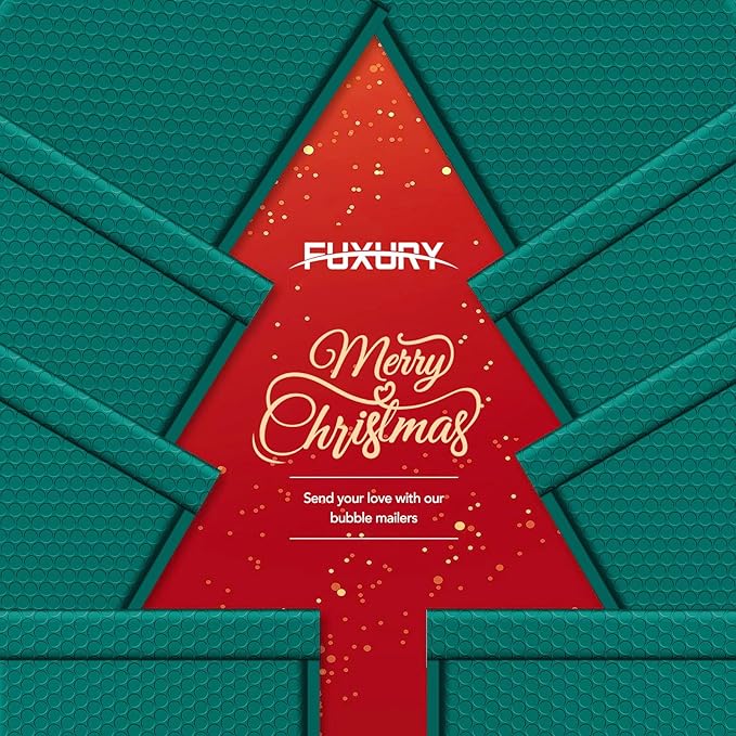 Fuxury Large Bubble Mailers 10.5x16" 40Pack Gift Wrap Padded Envelopes | Usable Size 10.5x15" Opaque Mailing Envelopes Padded Mailers for Clothing books Packaging Small Business #5 Forest Green