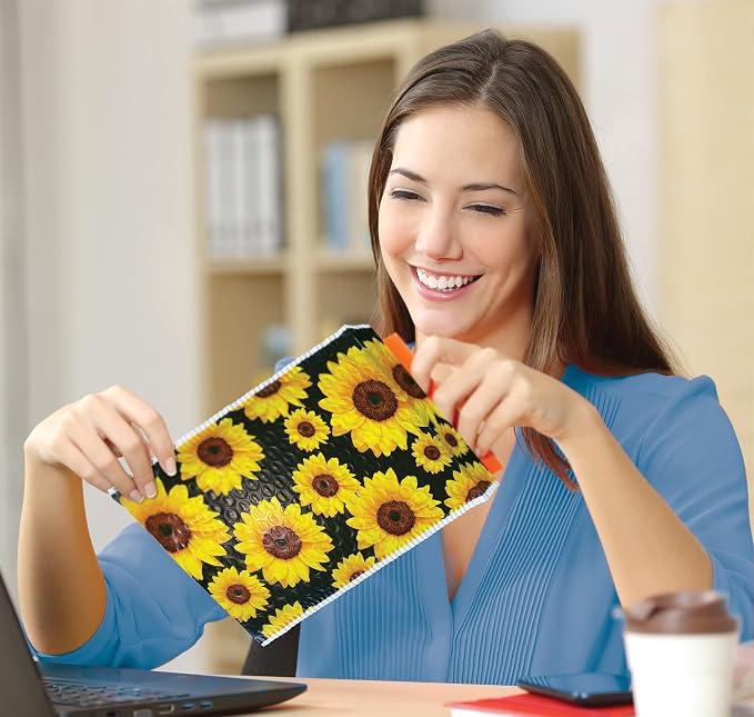 Great Papers! Bubble Mailer, Self-Sealing and Tear Resistant, Sunflowers, 6" x 10" (074108),Black (Pack of 300)