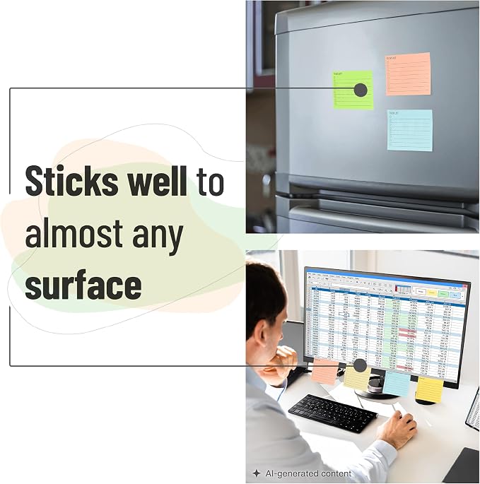 Mr. Pen- to Do List Sticky Notes, 3"x4", 9 Pads, 360 Sheets | Lined Checklist Sticky Pads with Smooth Writing, Easy Peel-Off, Thick Paper for Planning, Office, School & Daily Tasks