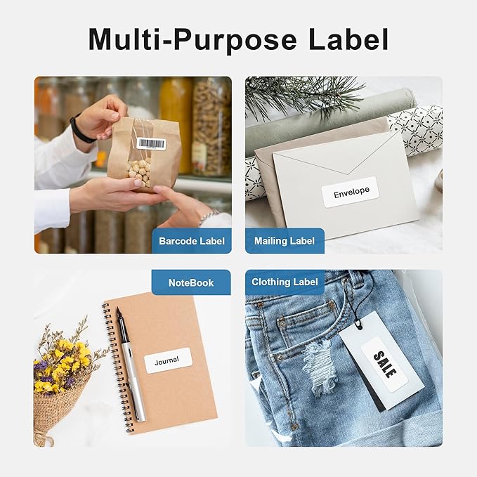 Address Labels, 3-1/3"x4 Shipping Address Labels for Inkjet & Laser Printers, Mailing Labels Compatible with 5164, 5264 and 8164 Labels, Easy to Peel (150 Labels, 25 Sheets)