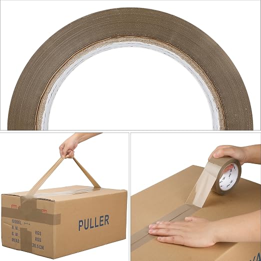 Mr. Pen- Packing Tapes, 2" Wide, 60 Yard, Brown, 2 Pack with 1 Dispenser Gun, 2.6 mil, Heavy Duty Packing Tape with Dispenser