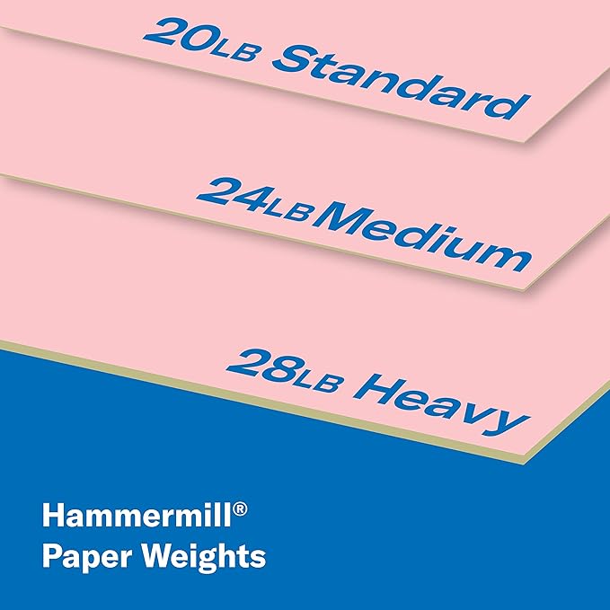 Hammermill Fore MP Pink 20# 11"x17" 500 sheets