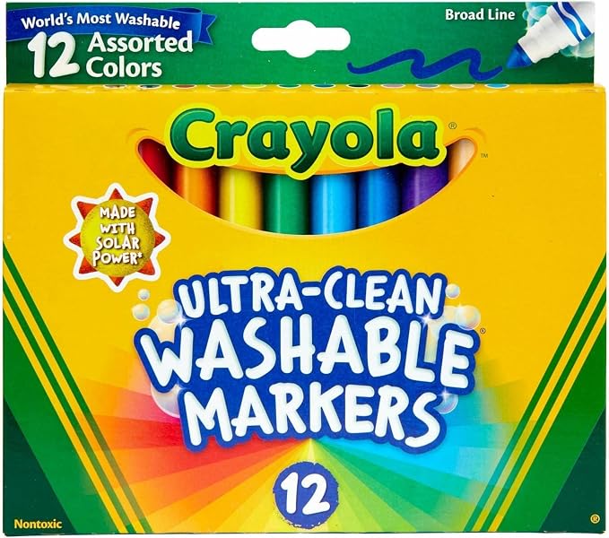 Crayola Ultra Clean Markers 12ct