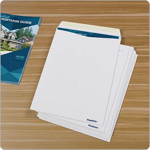 Columbian 9 x 12 Security Envelopes,100/Box,9 x 12 Inches,Release & Seal Self Seal,SimplySafe Tamper Evident Pull Strip,White (COLO930),(Pack of 5)