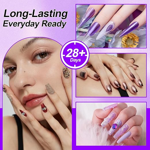 Nail Glue for Press Ons and 15g Remover with Cuticle Pusher Set, No UV Needed, Quick Dry Strong Semi Solid Glue for Press On, Long Lasting Adhesive for Fake Acrylic Nails