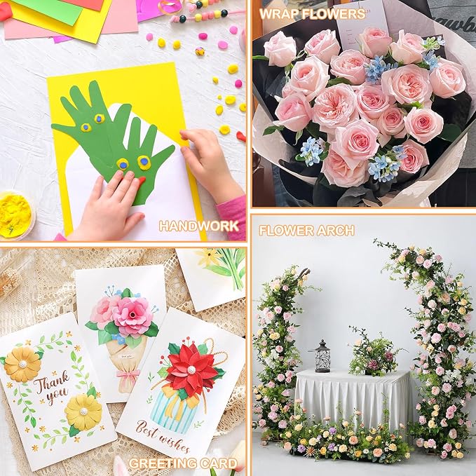 gegemaoyi Balloon Arch Kit - 98.4ft DIY Balloon Garland Strip with 600Pcs Clear Glue Point Dots, Removable Adhesive Tape for Balloon Arch Decorations, Wedding & Craft Decor