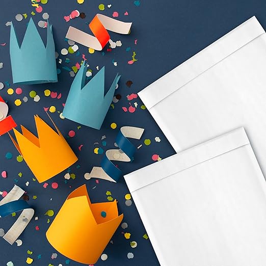 Kraft Bubble Mailers 8.5 x 11 Inch White, Padded Envelopes Self Seal, Pack of 200, Bubble Lined Kraft Paper Mailing Envelopes for Shipping