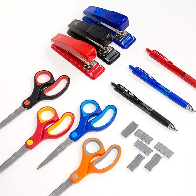 BAZIC Products Staples Standard 26/6 5000/Pack, Durable Silver Stapler pins Ideal Office Staples for Home, School & Business, 2-Pack