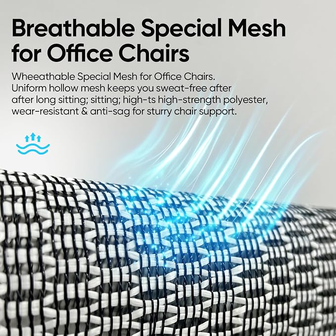 Ergonomic Mesh Office Chair, Desk Chairs with Adjustable Lumbar Support, 4D Flip-up Arms & 3D Headrest, Comfy High Back Breathable Mesh Computer Chair for Home Office, 400lbs (Grey)