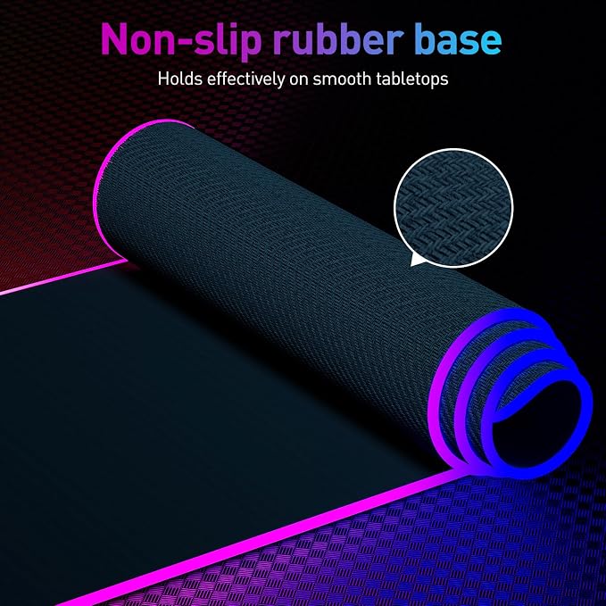 RGB Mousepad Led Mouse Pad, Large Mouse Pad,Led and Big Mouse mat