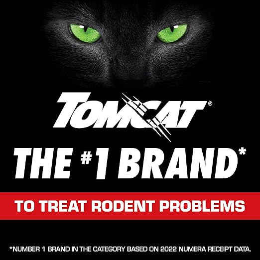 Tomcat with Bromethalin Bait Chunx Pail, Rat and Mice Control for Agricultural Use and Professional Applicators, 4.25 lbs.