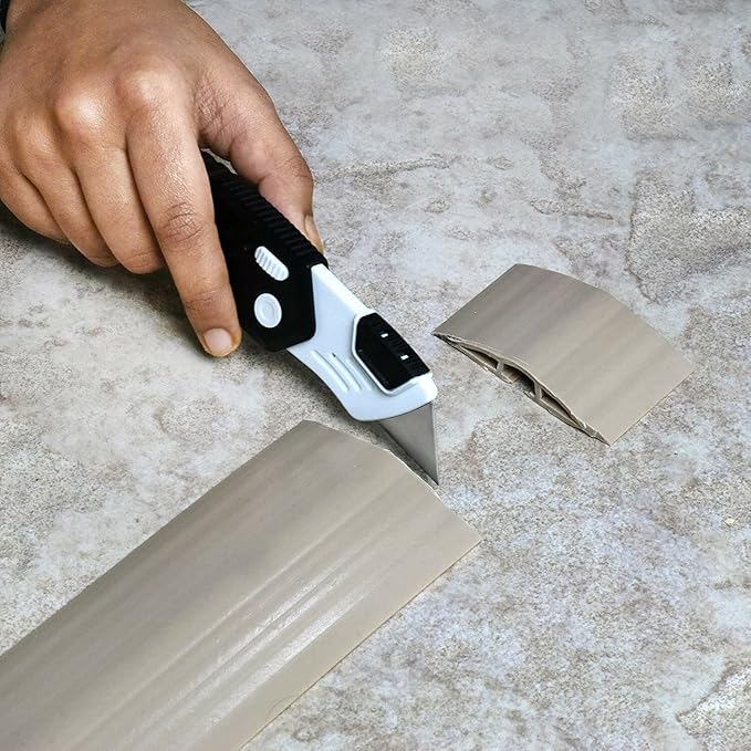 Lightweight Strong ABS Plastic Folding Utility Box Cutter (6 Pack)
