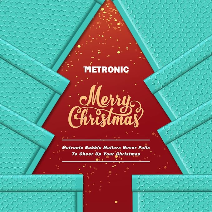 Metronic Bubble Mailers 6x10 Inch 100 Pack Teal Padded Envelopes | Usable Size 6x9 Self-Seal Small Bubble Mailers Cushioning Bubble Envelopes for Shipping Small Items Jewelry Makeup Waterproof