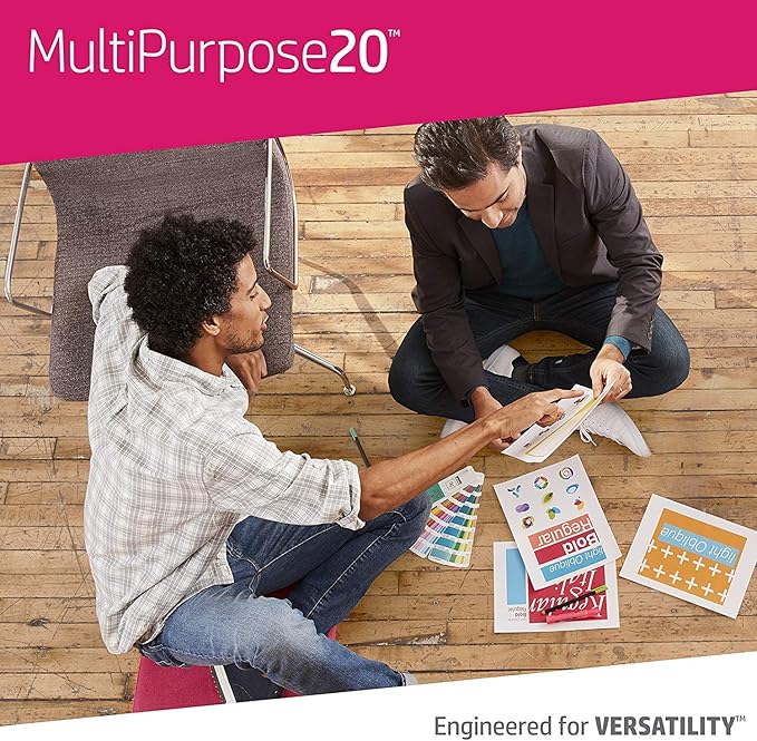 HP Papers Printer Paper, 8.5 x 11 paper, Multipurpose 20 lb - 96 Bright , 40 Cases - 1 Pallet -200,000 Sheets, Loading Dock Delivery, Made in USA - FSC Certified, 112000P