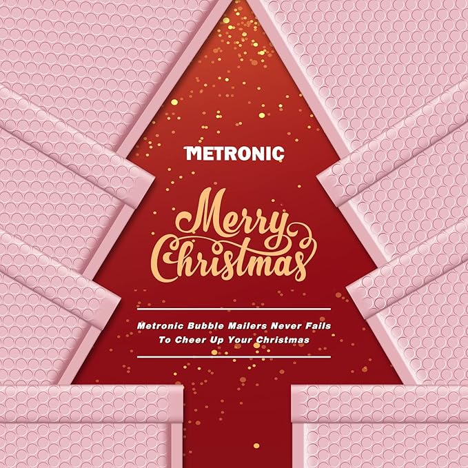 METRONIC Bubble Mailers 6x10" Padded Envelopes Light Pink 300 Pack Sealing | Usable Size 6x9",Waterproof Cushioning Bags for Shipping Jewelry Makeup Supplies,Packaging Bulk,Tear-Resistant Small Opaque