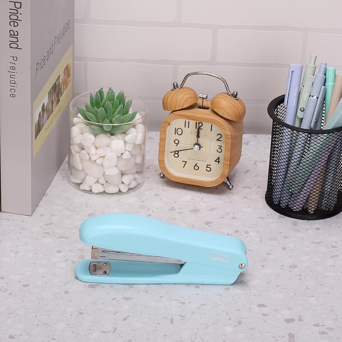 Mr. Pen- Office Stapler with Staples, 2 Pack, 200 Staples 1/4" | 20 Sheet Capacity, Desktop Stapler for Students, Office Supplies, Ergonomic Design for Comfortable Use, Jam-Free