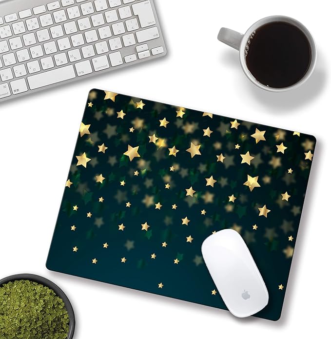 Mouse pad Computer Mousepad with Personalized Star Design Office Non-Slip Rubber Mouse mat