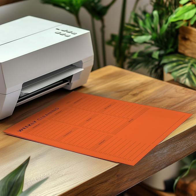 Astrobrights Color Paper, 8.5†x 11†, 24 lb/89 GSM, Orbit Orange, 500 Sheets (22561)