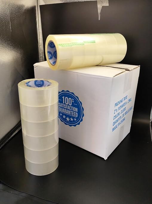 2 Inch x 110 Yards Packing Tape(36 Rolls), Clear Shipping Tape for Boxes, Strong Adhesive for Packaging, Sealing, Moving, Storage,Lightweight Packing