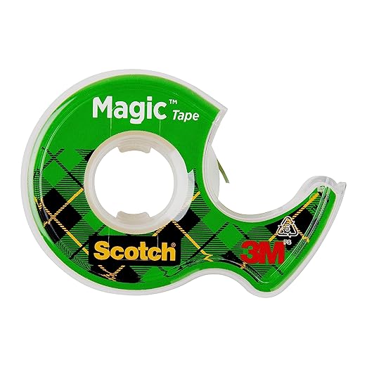 Scotch Variety Pack Tape, Assorted Sizes Including Magic Tape, Double-Sided Tape, Gift-Wrap Tape, and Super-Hold Tape, 6 Rolls Total